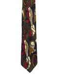 Abstract Faces Painting Tie
