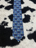 Frogs & Flowers Tie
