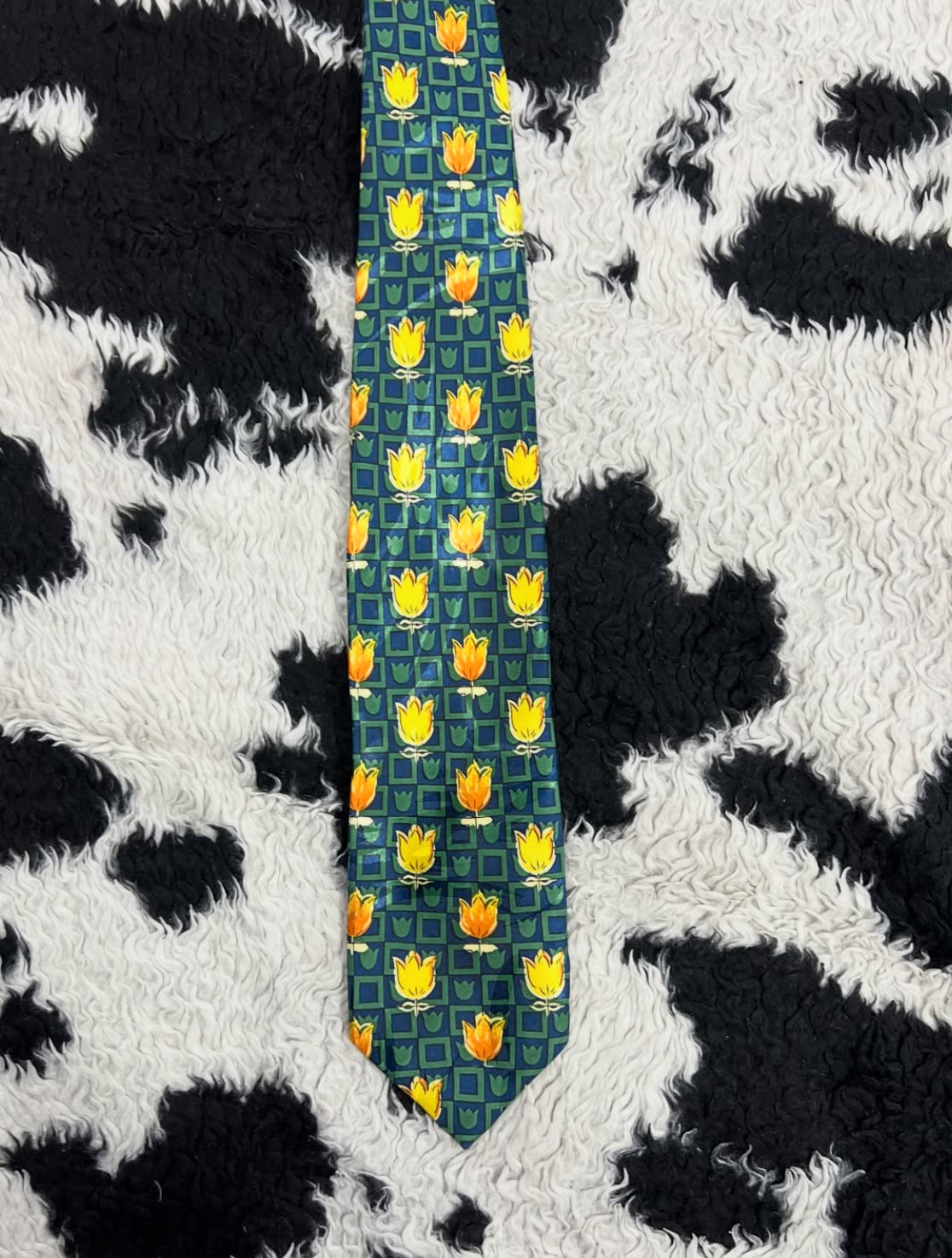 Greenwoods Tulips Tie