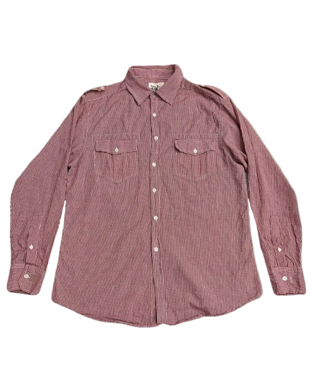 Red & White Checkered Buttonup