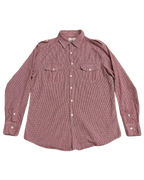 Red & White Checkered Buttonup