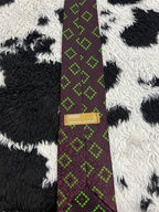 Keynote Plum & Green Embroidered Tie