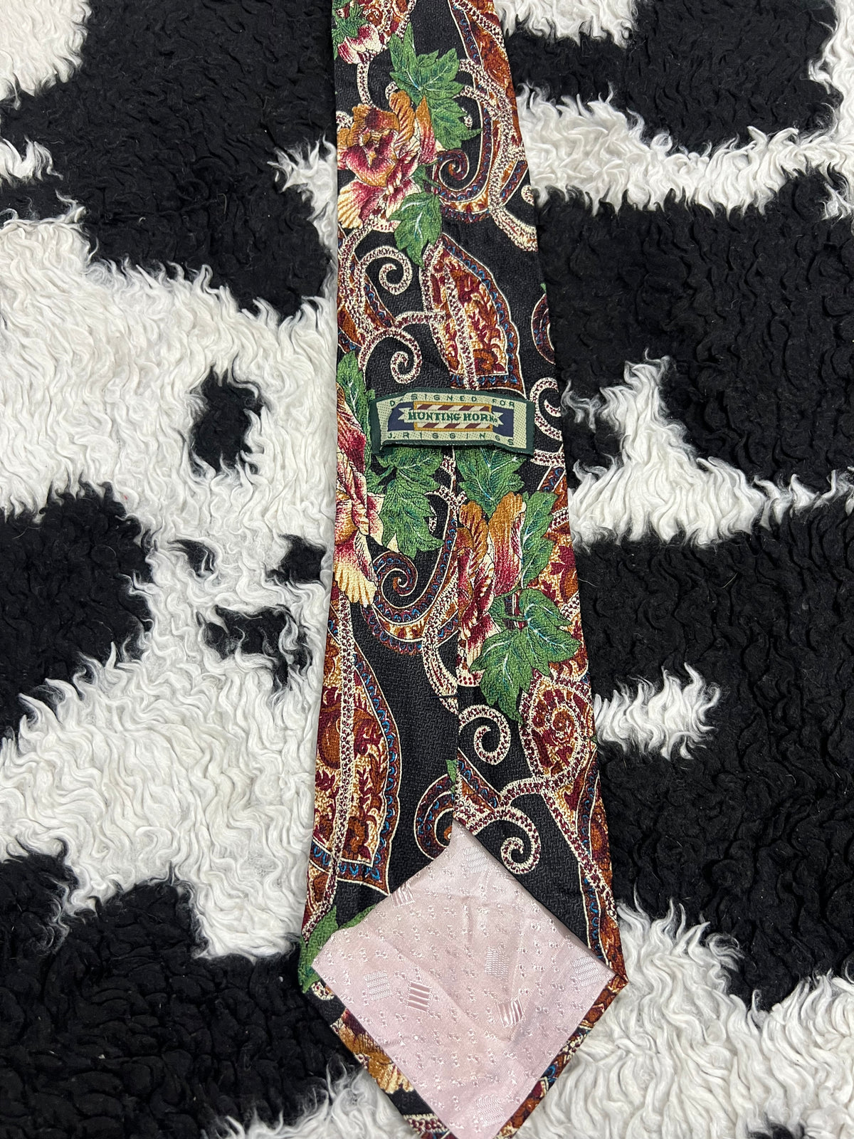 Hunting Horn Floral Tie