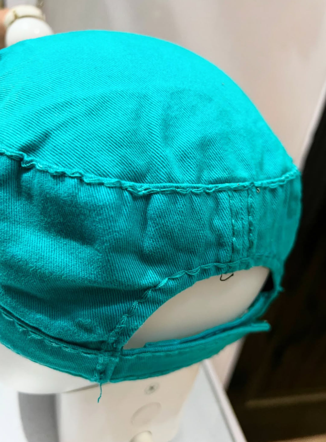 Y2K Floral Teal Cap