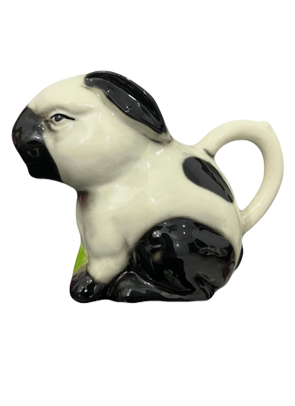 Vintage Tony Wood Rabbit Creamer Jar