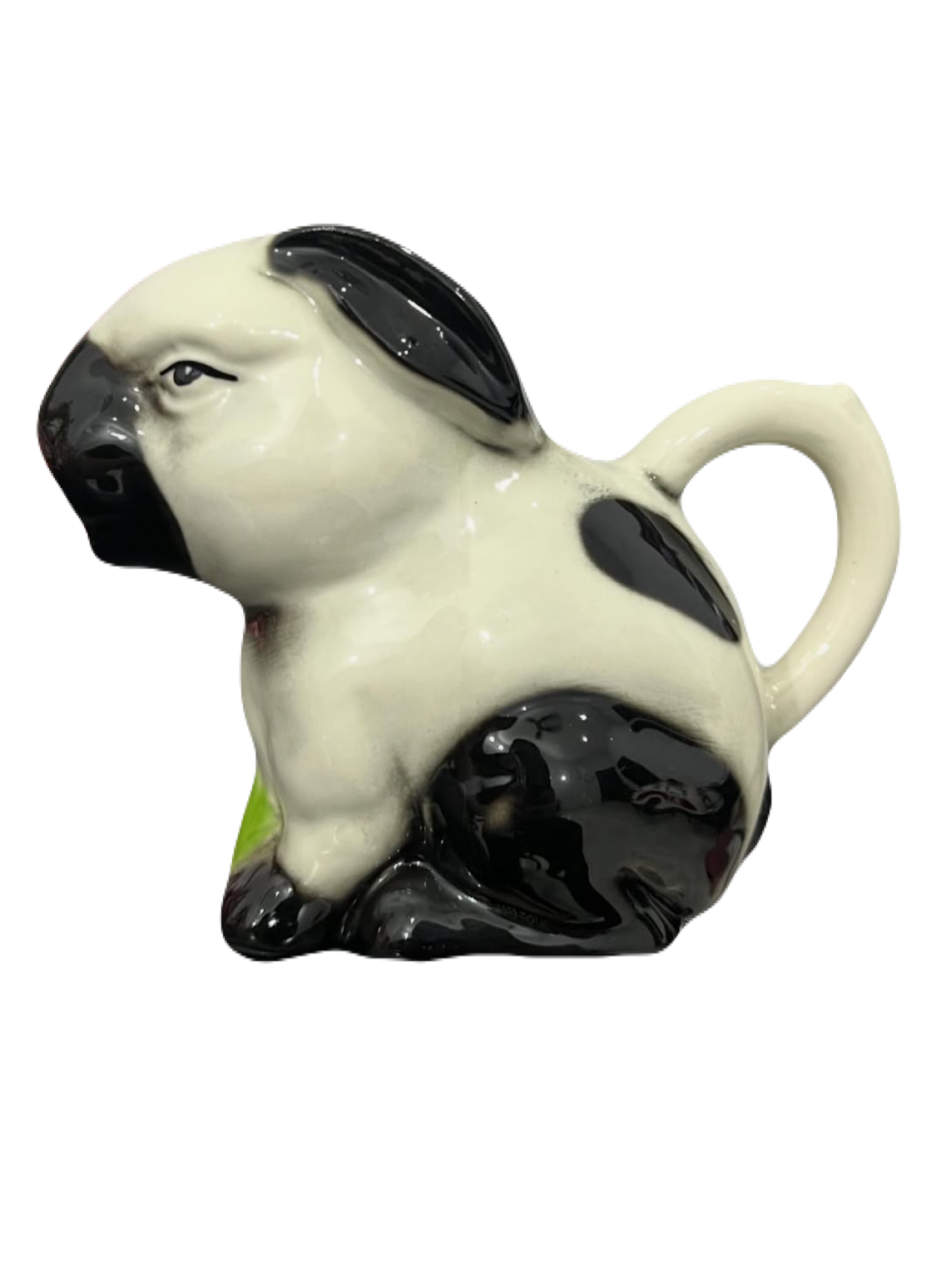 Vintage Tony Wood Rabbit Creamer Jar