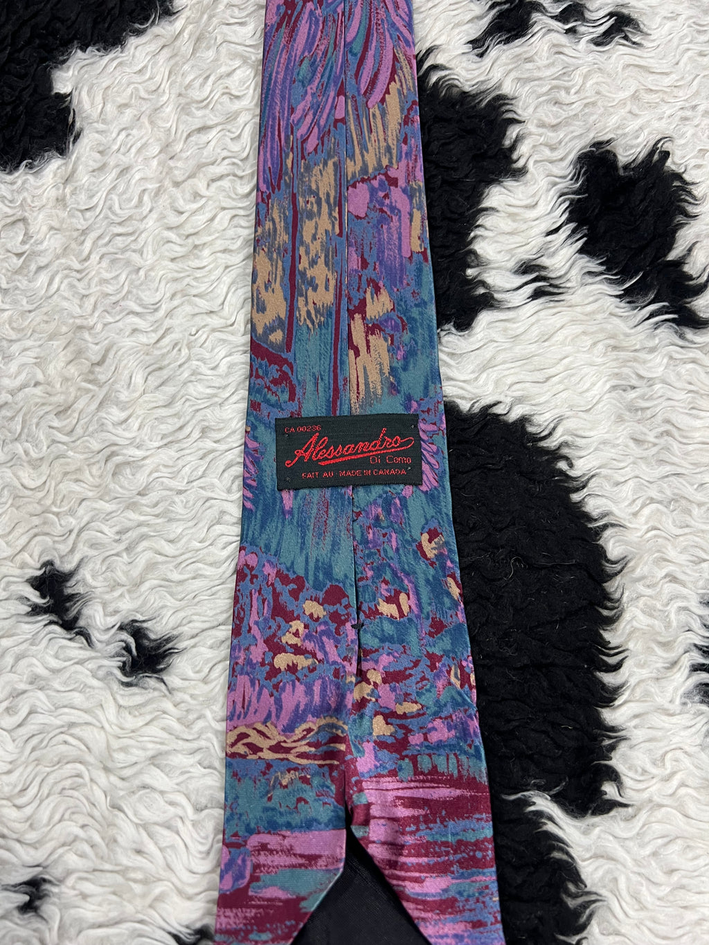 Alessandro Man in River Boat Art Tie