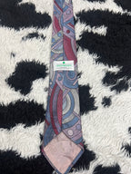 Greenwoods Fully Embroidered Abstract Geometric Tie