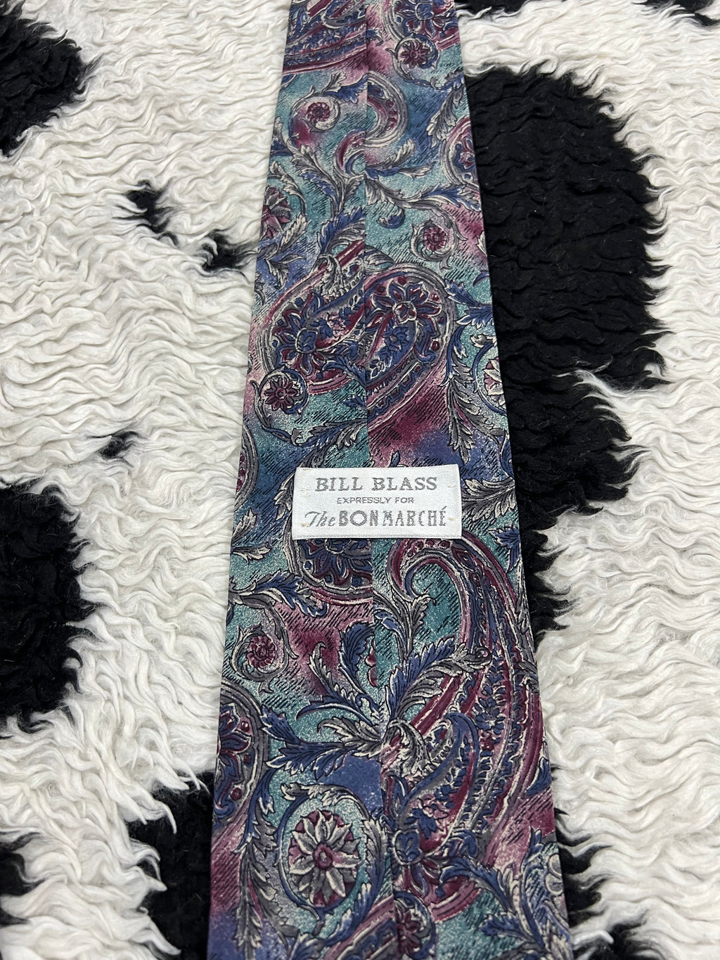 Bill Blass Abstract Tie