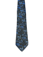 Autograph Embroidered Blue Floral Tie
