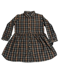 Orange & Green Plaid Buttonup