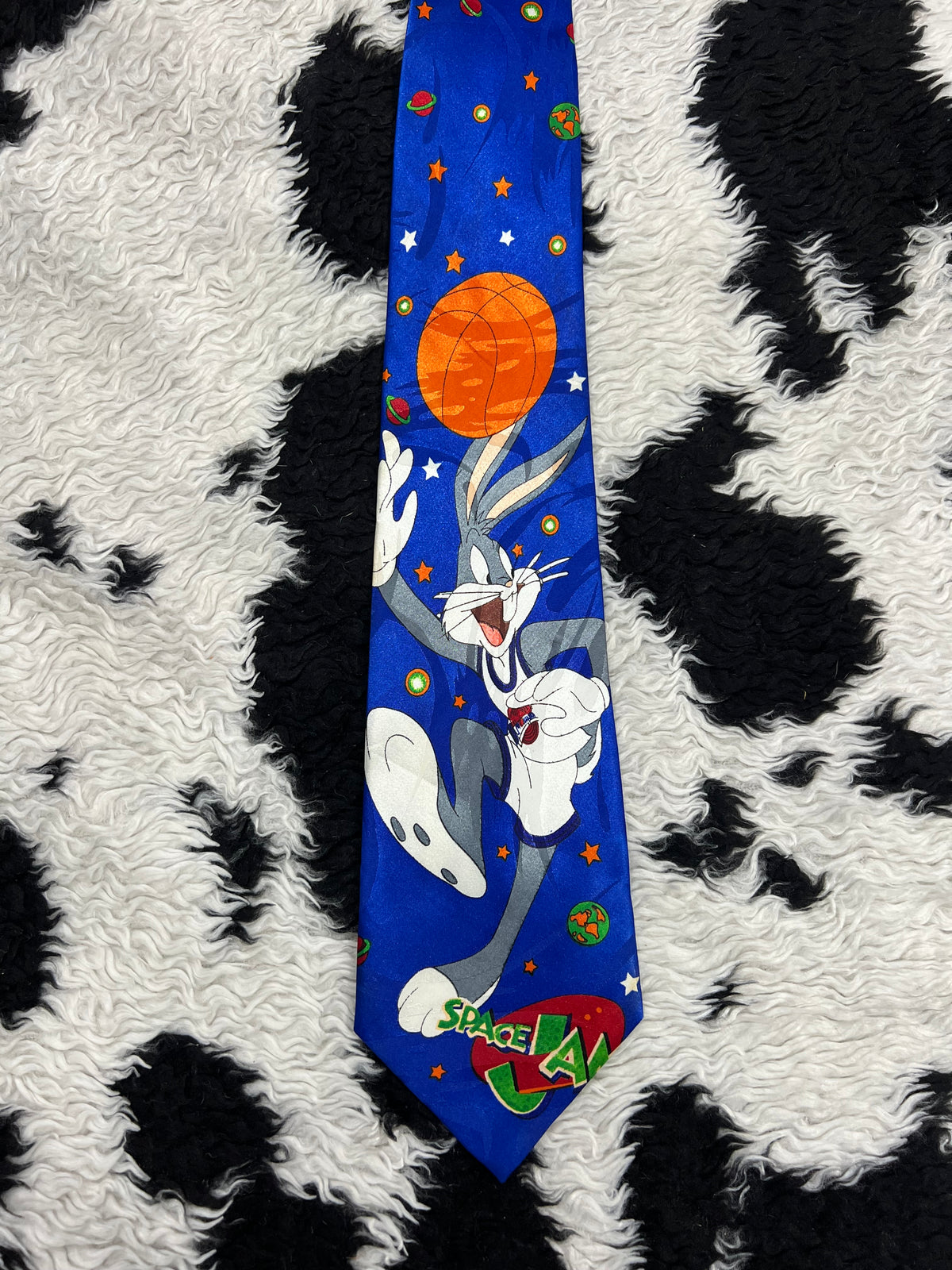 Space Jam Basketball Bugs Bunny Tie