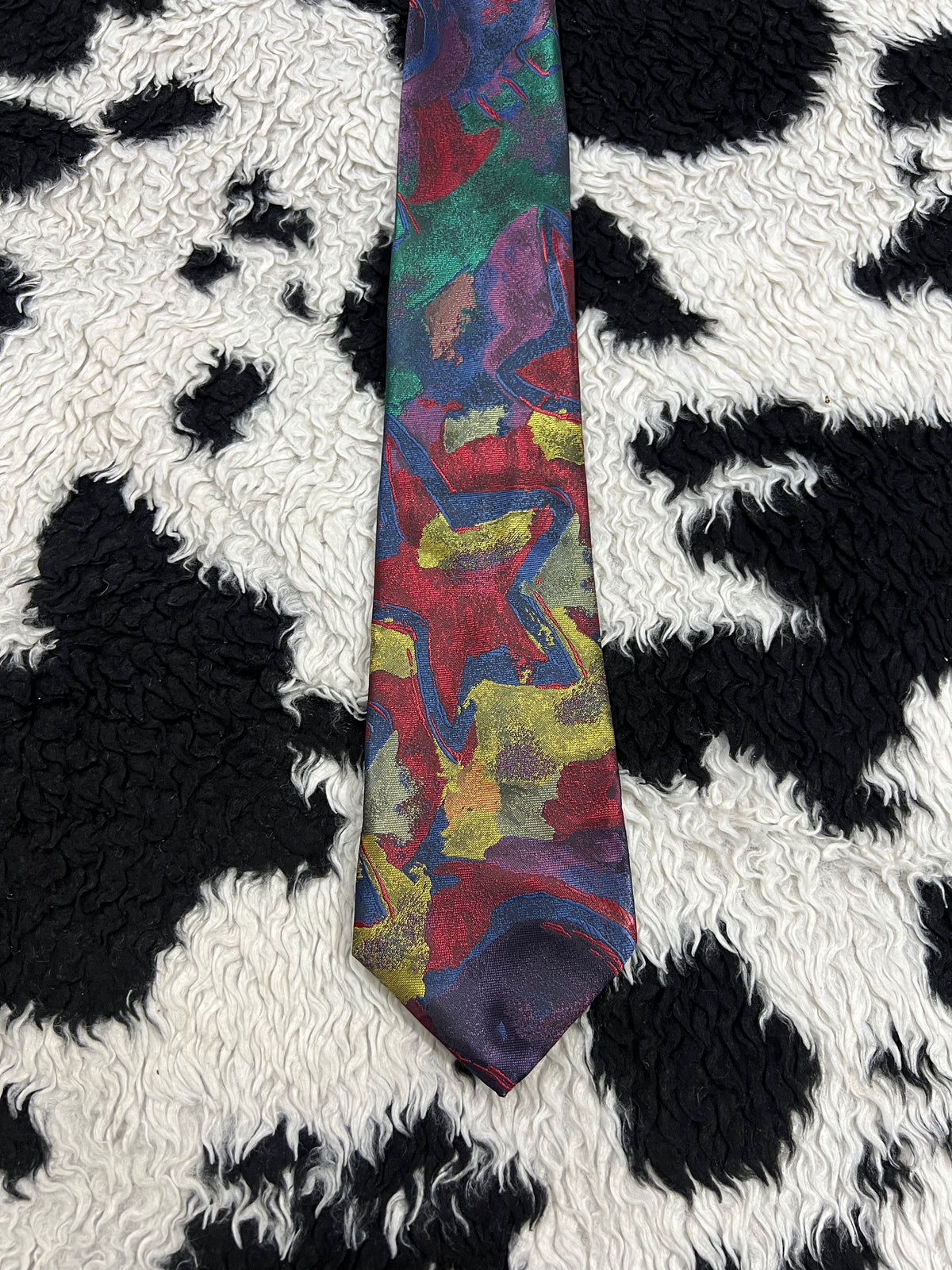 Burton Fully Embroidered Stars Tie
