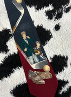 Vintage 1997 Saturday Evening Post Golfing Tie