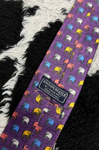 Colorful Elephants Tie
