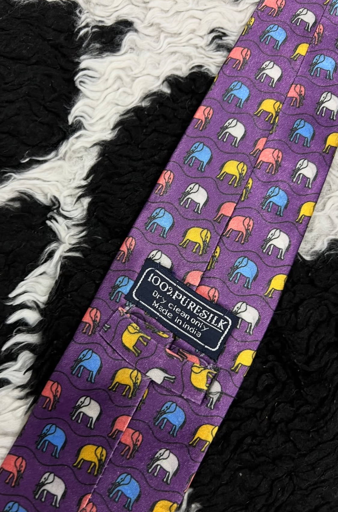 Colorful Elephants Tie