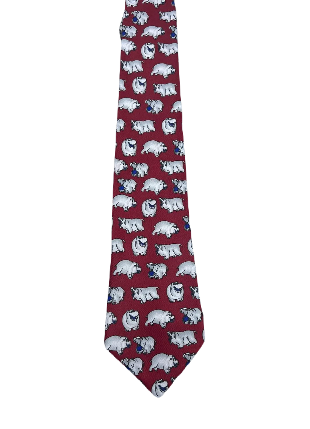 Diamond Silks Hippo Tie
