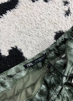 ZARA Long Green Skirt