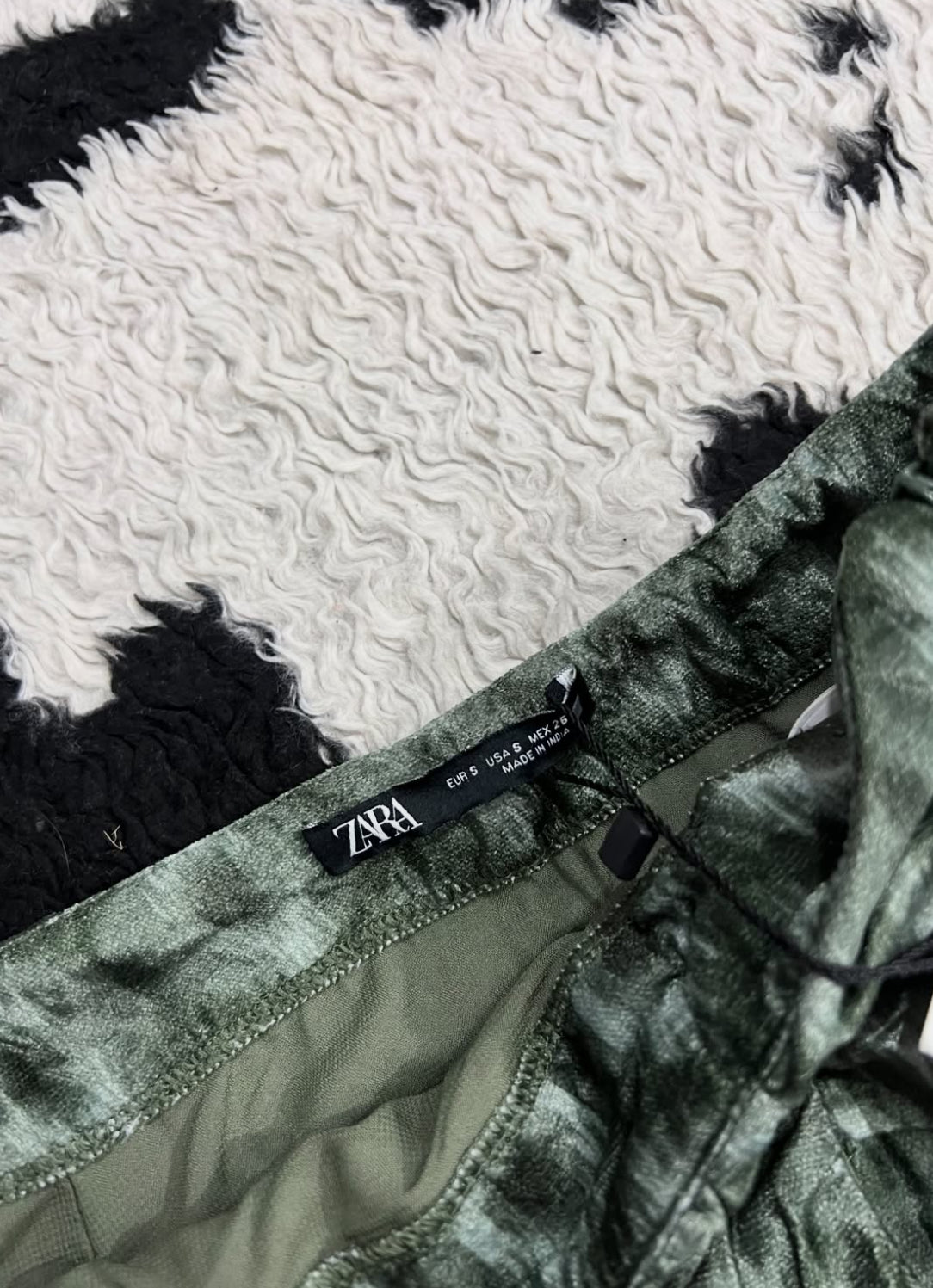 ZARA Long Green Skirt
