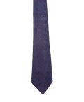 Butler & Webb Narrow Purple Paisley Tie