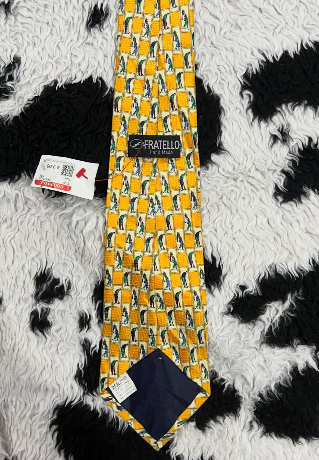 Yellow Golfers Tie