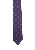 Embroidered Dogs Tie