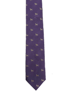 Embroidered Dogs Tie