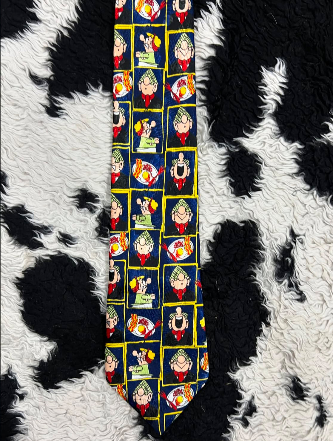 Vintage Andy Capp Breakfast Tie