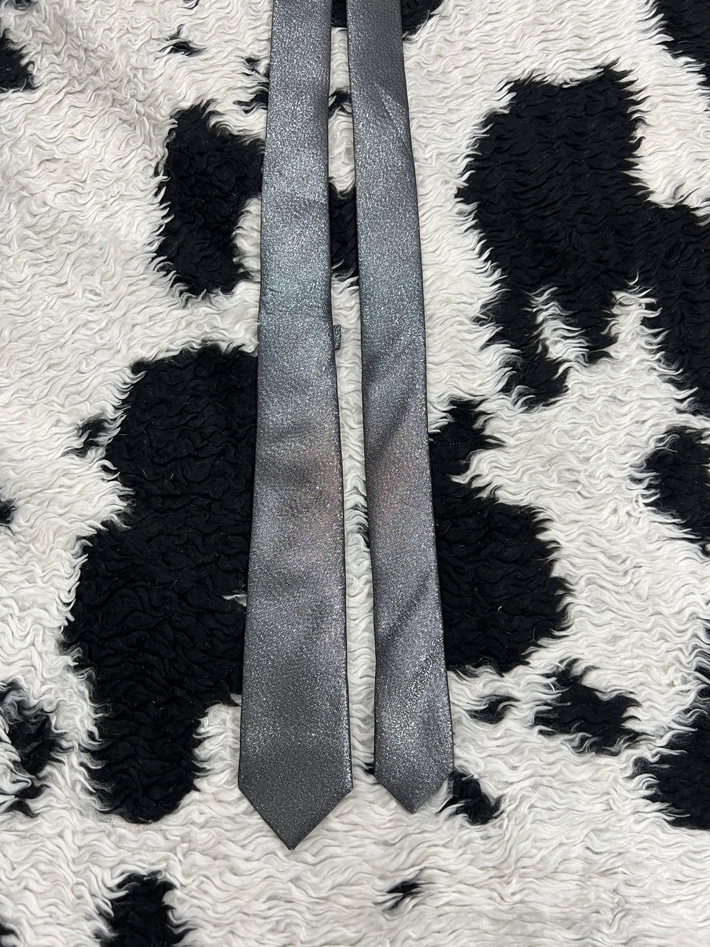 Cedar Woodstate Shining Silver Narrow Tie