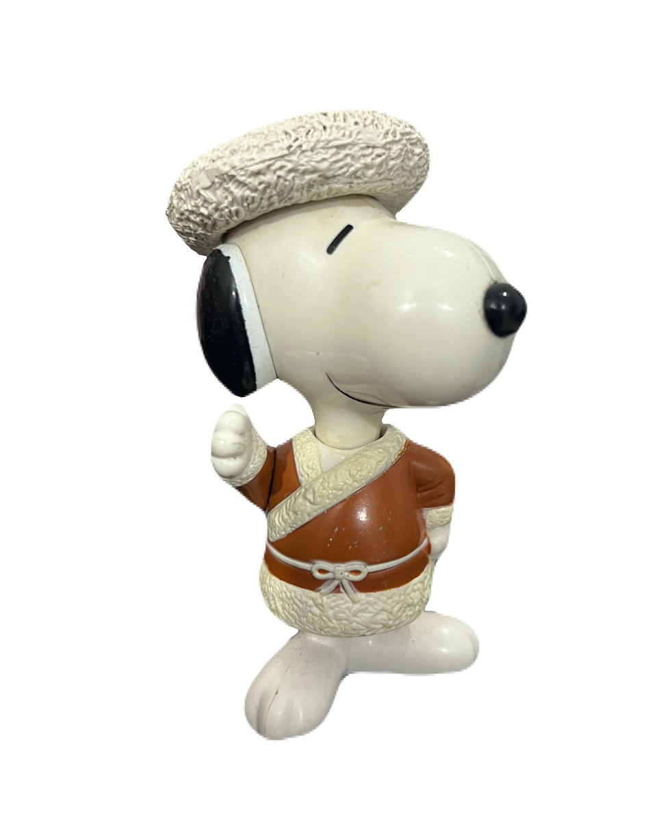 Vintage 1999 Mongolia Snoopy Figurine