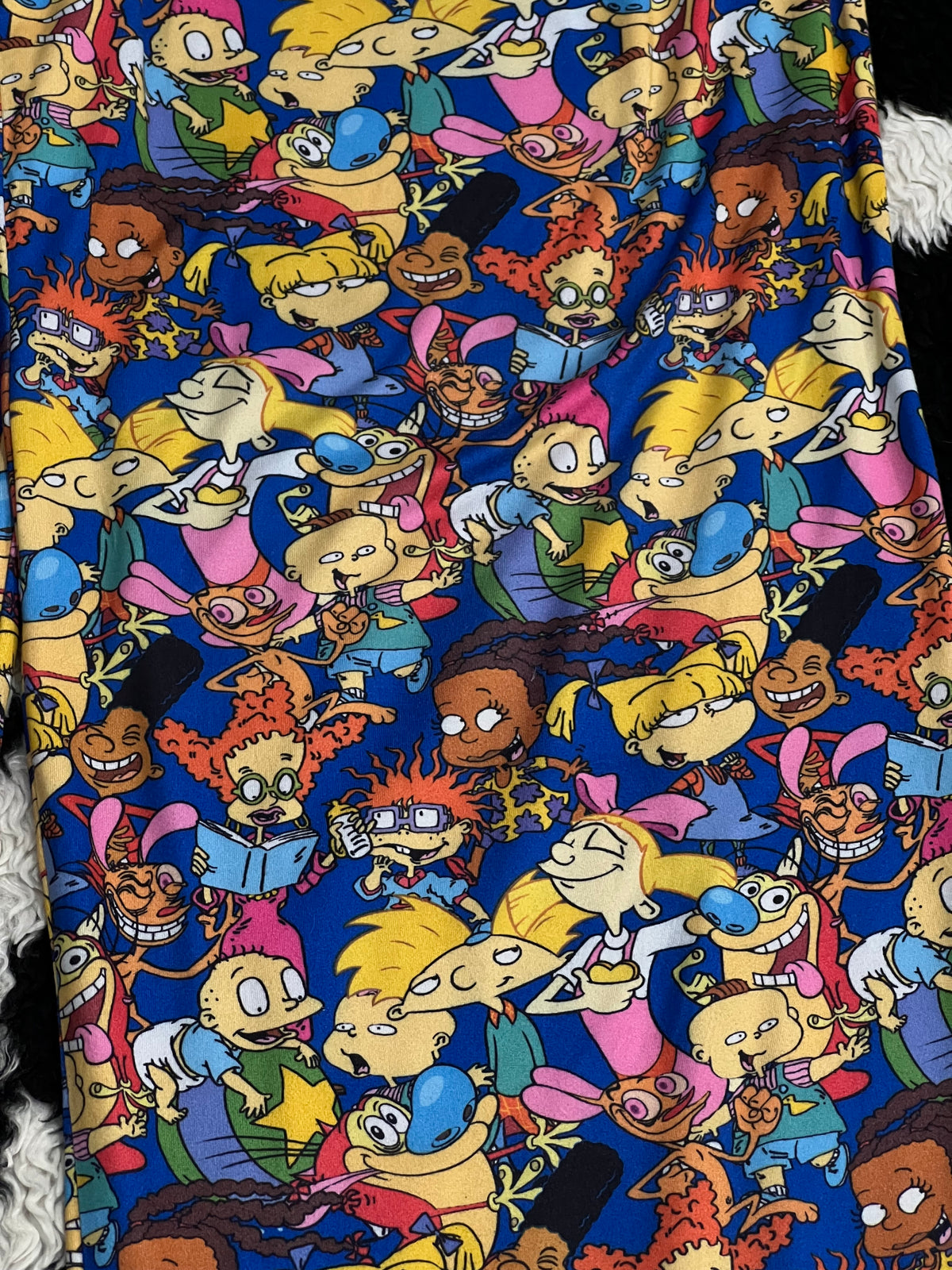 Nickelodean 90s Shows Rugrats & Hey Arnold PJs (Small)