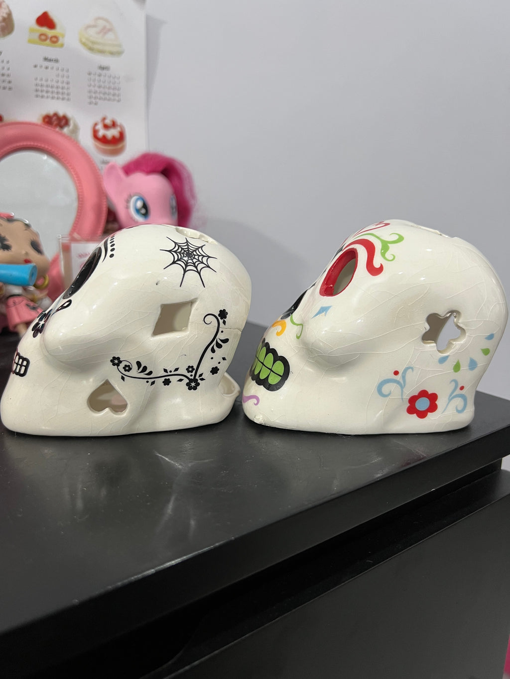 Skeleton Candle Holders