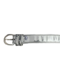 Silver Narrow Belt