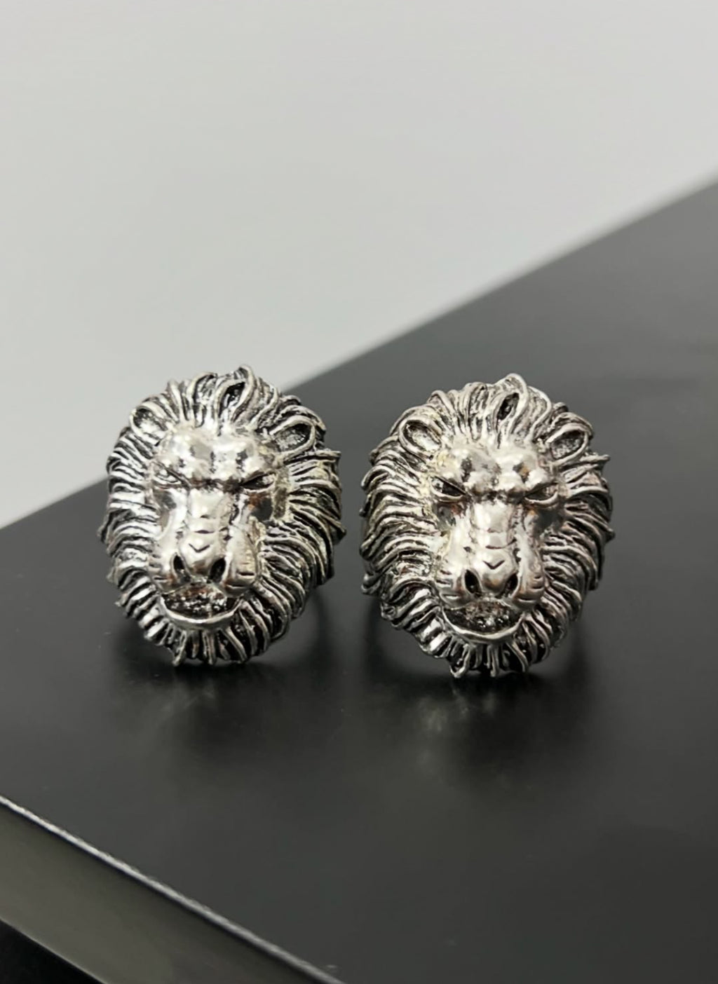 Silver Lion Rings