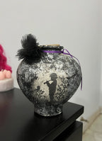 Heart Stone Painting Bottle