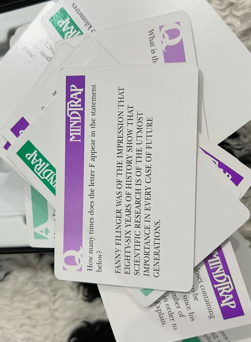 MindTrap Card Game