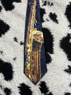 Saxophone Graphic Tie