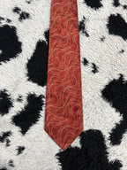 Pierre Pacha Orange & Gold Tie