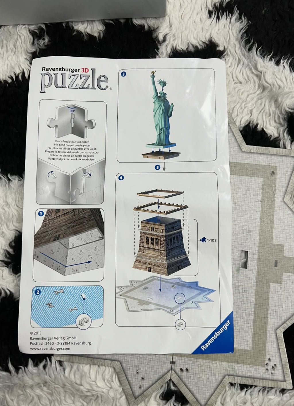 New York Statue of Liberty Puzzle Set