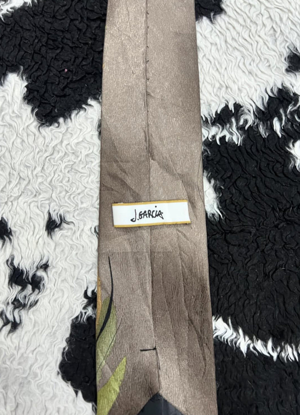 J. Garcia Green & Brown Tie