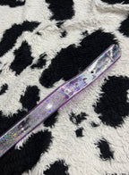 Purple & Silver Shiny Belt