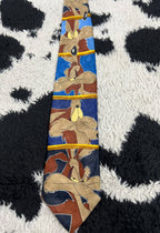 Vintage 1997 Looney Tunes Will E. Coyote Tie