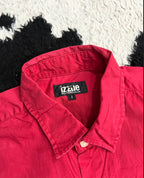 Izzue Red & White Striped Buttonup