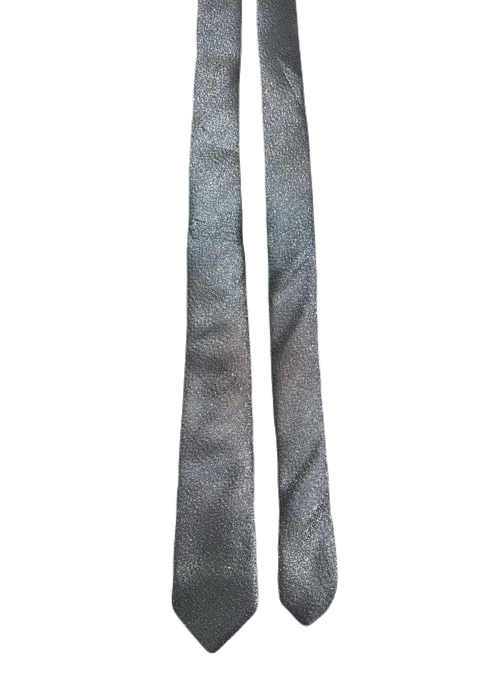 Cedar Woodstate Shining Silver Narrow Tie