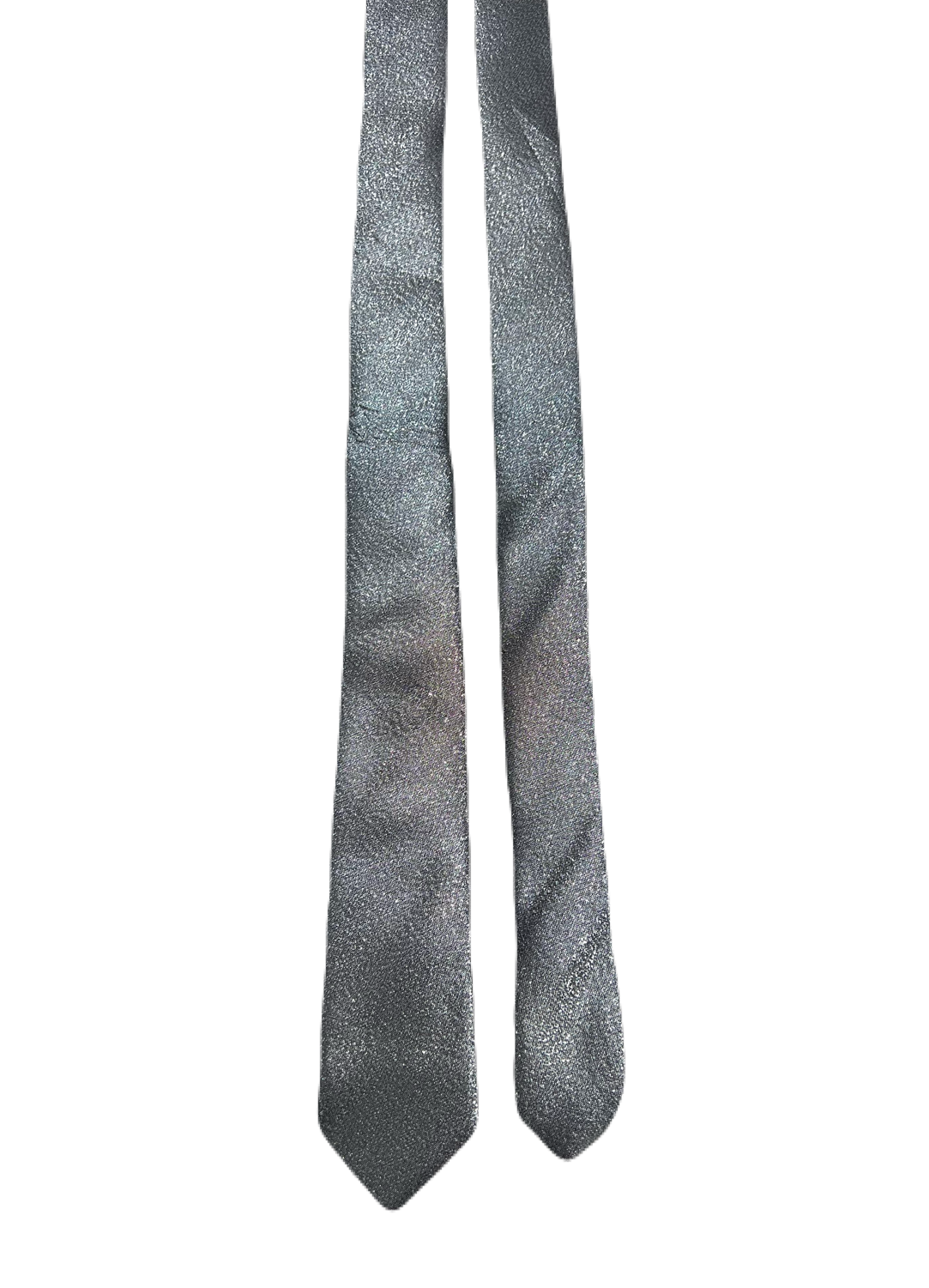 Cedar Woodstate Shining Silver Narrow Tie