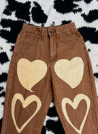 Shein Bootcut Hearts Denims (Waist 26)