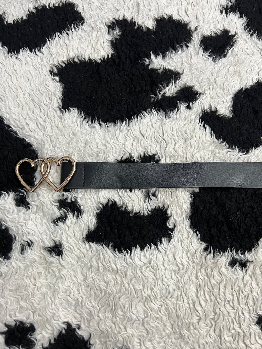 Double Heart Buckle Belt