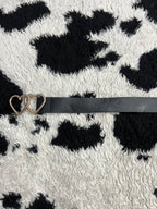 Double Heart Buckle Belt