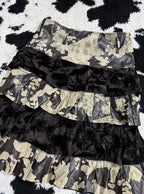 Animal Print & Fur Skirt