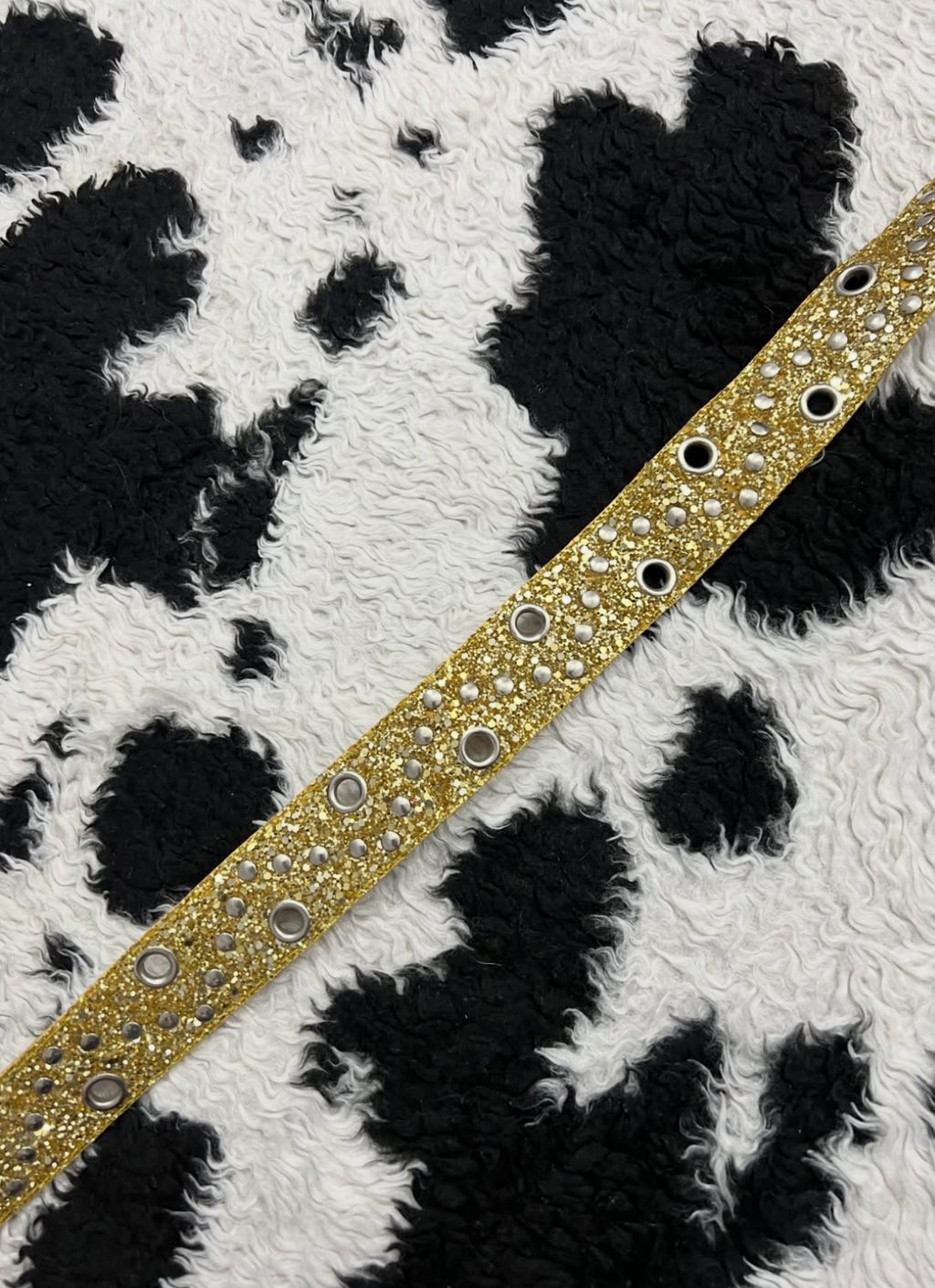 Golden Glitter Belt